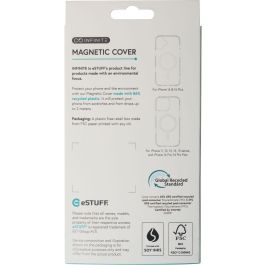 eSTUFF iPhone 16 Plus INFINITE OSLO Magnetic Hybrid Cover - Transparent - 86% recycled plastic eSTUFF iPhone 16 Plus INFINITE OSLO Magnetic Hybrid Cover - Transparent - 86% recycled plastic
