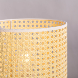 Shakhty Lámpara de Mesa SKD-T1009 Ratán Boho-Chic Elegante Natural Para Hogar o Negocio