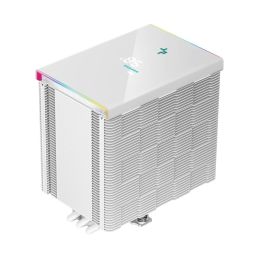 Deepcool AK500 Digital R-AK500-WHADMN-G Ventilador Disipador CPU de Alta Gama, 120mm, RGB Direccionable, Rodamiento FDB, Silencioso