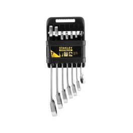 Stanley FATMAX Llaves de Trinquete Reversibles Combinadas - Juego de 7 Piezas