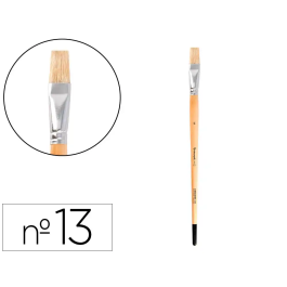 Liderpapel Pincel nº 13 Punta Plana Cerdas para Pintura al Óleo y Acrílica Certificado FSC Precio: 29.5361. SKU: B19FGYX7N9