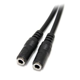 Adaptador Audio Jack Startech MUY1MFFS Negro 0,2 m