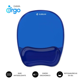 SUBBLIM SUBMP-04E070 Ergo Crystal Flex Reposamuñecas Gel Refrigerante Azul para Ratón y Teclado | Previene Túnel Carpiano Precio: 19.89000057. SKU: B13V8RNCQN