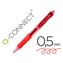 Boligrafo Q-Connect Sigma Retractil Con Sujecion De Caucho Tinta Gel 0,5 mm Color Rojo 12 unidades Precio: 9.1838996007. SKU: B1FG2PXZT9