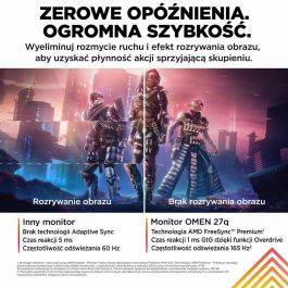 HP OMEN 27q Monitor Gaming 27" QHD 165Hz 1ms IPS AMD FreeSync Premium Negro