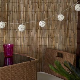 Home Deco Factory Guirnalda Solar Natural 165 cm ABS/Plástico