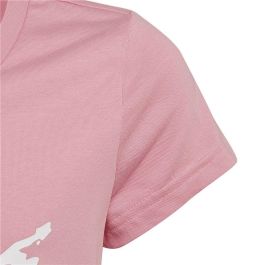 Camiseta de Manga Corta Infantil Adidas HL1617 Rosa
