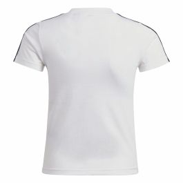 Camiseta de Manga Corta Adidas Lk 3S Co Blanco