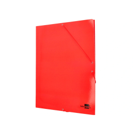 Liderpapel Carpeta de Gomas Tres Solapas Cartón Plastificado DIN A3 Colores Surtidos