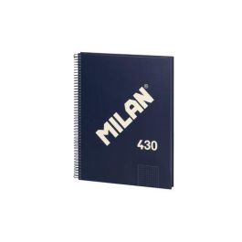 Milán Cuaderno A4 con espiral cuadriculado 5x5 mm azul marino, tapa dura, 80 hojas, Colección 430 since 1918 Precio: 4.68999993. SKU: B1C9DGQQJ6