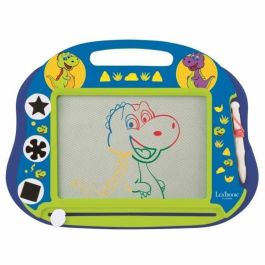 Lexibook - Pizarra Mágica Dinosaurios - Formato A5 - Accesorios magnéticos - Lápiz y sellos - A partir de 3 años