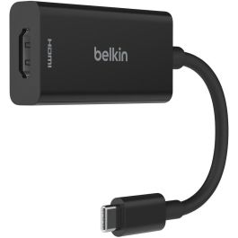 Belkin AVC013BTBK Adaptador USB C a HDMI 2.1, Soporta 8K 60Hz y 4K 144Hz, HDR10+ Gaming, Color Negro