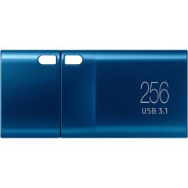 Samsung MUF-256DA/APC Memoria USB-C 256GB USB 3.2 Gen 1, 400MB/s Lectura, Resistente al Agua, Golpes, Rayos X, Mystic Blue