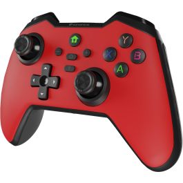 GENESIS Mangan 400 Gamepad Inalámbrico Bluetooth Rojo para Android, Mac, Nintendo Switch, PC, iOS Analógico/Digital con Vibración y 15h Autonomía