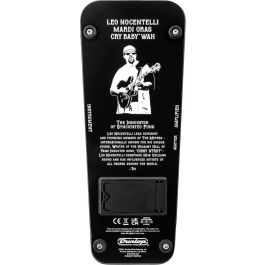 Dunlop Cry Baby Signature Leo Nocentelli Mardi Gras Wah Pedal, edición especial coleccionistas para guitarra