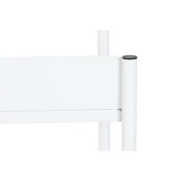 DKD Home Decor Estantería Urban de Metal Blanco con 3 Estantes Desmontable - 120x30x76 cm DKD Home Decor Estantería Urban de Metal Blanco con 3 Estantes Desmontable - 120x30x76 cm