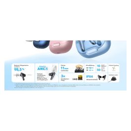 Anker Liberty 4 NC Auriculares Inalámbricos True-Wireless con Cancelación de Ruido Activa Negro