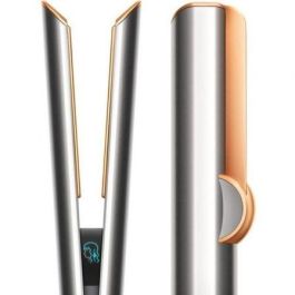 Dyson AIRST HT01 SV Plancha Secador de Pelo Airstrait - De Mojado a Seco con Aire, Alisado Sin Daños por Calor, Plateada