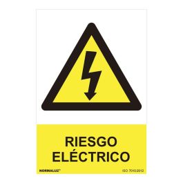 Normaluz Cartel Peligro Riesgo Eléctrico PVC 0.7mm 30x40cm Precio: 3.50000002. SKU: S7907066