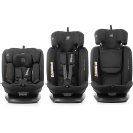 Babyauto Silla de coche ACROSS BAB8435593704172 Grupo 0/1/2/3 I-Size Isofix Giratoria Reclinable Reductor Negro
