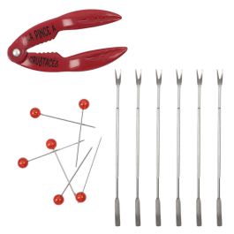 Cook Concept Kit para Crustáceos/Marisco con Pinzas y Pinchos Table en Fête en Caja Elegante