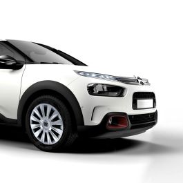 Omp OMPS07011602 Juego 4 Tapacubos Magnum 16 Pulgadas ABS Plata Resistente Antioxidante Instalación Fácil