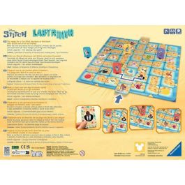 RAVENSBURGER Juego de Mesa Labyrinth Disney Stitch - 2-4 Jugadores, Edad +7 Años, 30 Minutos de Partida