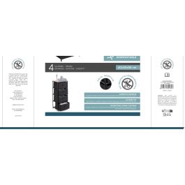 Inde Cajonera TNT/Madera 4 Cajones Confortime 40x30x90 cm