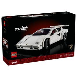 LEGO Icons Lamborghini Countach 5000 Quattrovalvole 10318 - Juego de Construcción de 1506 Piezas para Adultos