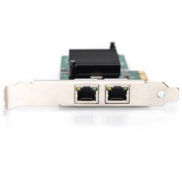 Digitus Tarjeta de Red 2-Port Gigabit Ethernet PCI Express Dual, Interna, Alámbrica, PCIe, 1000 Mbit/s
