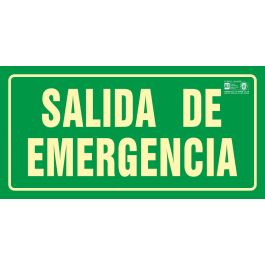 Pictograma Syssa Señal De Salida De Emergencia En Pvc Fotoluminiscente 320x160 mm Precio: 2.78999985. SKU: B18DRHEHJ7