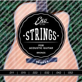 Eko Juego Acústica Bronze 80/20 Medium Light 11-52 Precio: 4.49999968. SKU: B12VWPY5RK