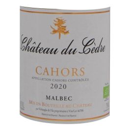 Château du Cedre 2020 Cahors Malbec - Vino tinto del Suroeste - Ecológico