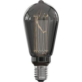 Bombilla LED E27 - CALEX - FIBRA DE VIDRIO RÚSTICA ST64 - 3,5 W - 40 lm - 2000 K - Regulable - Titanio Precio: 26.49999946. SKU: B1J2H5F4RL