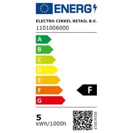 Bombilla LED E27 - CALEX - CANDLE B35 - Filamento recto - 4,5 W - 470 lm - 2700 K - Regulable - Transparente