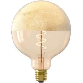 Bombilla LED E27 - CALEX - ESPECIALES XXL G125 - Filamento espiral simple - 4 W - 120 lm - 1800 K - Oro