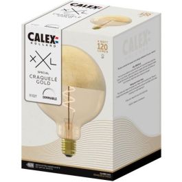 Bombilla LED E27 - CALEX - ESPECIALES XXL G125 - Filamento espiral simple - 4 W - 120 lm - 1800 K - Oro