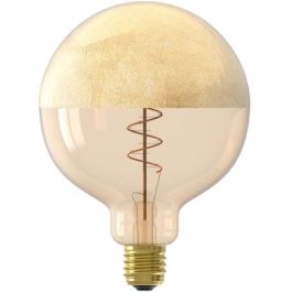 Bombilla LED E27 - CALEX - ESPECIALES XXL G125 - Filamento espiral simple - 4 W - 120 lm - 1800 K - Oro