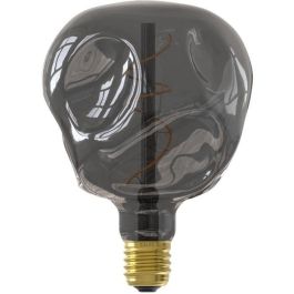 Bombilla LED E27 - CALEX - G125 NEO ORGANIC - Filamento flexible - 4 W - 80 lm - 1800 K - Regulable - Titanio