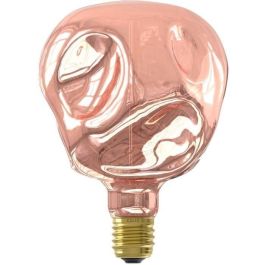 Bombilla LED E27 - CALEX - G125 NEO ORGANIC - Filamento flexible - 4 W - 70 lm - 1800 K - Regulable - Rosa