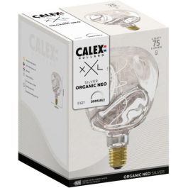 Bombilla LED E27 - CALEX - G125 NEO ORGANIC - Filamento flexible - 4 W - 75 lm - 1800 K - Regulable - Plata