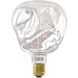 Bombilla LED E27 - CALEX - G125 NEO ORGANIC - Filamento flexible - 4 W - 75 lm - 1800 K - Regulable - Plata