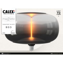 Bombilla LED E27 - CALEX - MAGNETO BEO - Filamento flexible - 4 W - 70 lm - 1800 K - Regulable - Negra