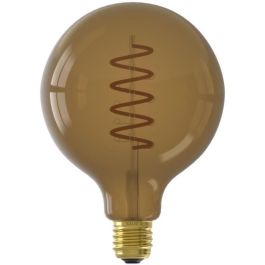 Bombilla LED E27 - CALEX - G125 GLOBE - Filamento recto - 4 W - 120 lm - 1800 K - Regulable - Natural