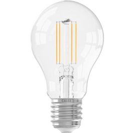 Bombilla LED E27 - CALEX - ESTÁNDAR A60 - Filamento recto - 7 W - 806 lm - 2700 K - Regulable - Transparente