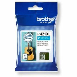 BROTHER Cartucho de tinta cian de larga duracion LC421XLC para DCP-J1050DW / DCP-J1140DW / MFC-J1010 Precio: 17.69000035. SKU: S8402062