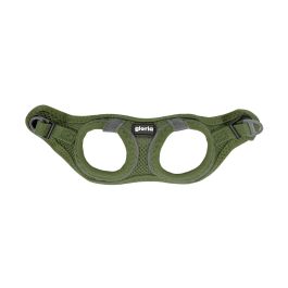 Gloria Arnés-Vestido Air Mesh Trek Star, Ligero, Transpirable, Reflectante, Ajustable, Verde XXXS (Cuello 18-20cm Pecho 24.5-26cm)
