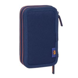 Safta Plumier Doble FC Barcelona 2ª Equipación, 29 piezas, 12,5x19,5x4cm, para niños a partir de 3 años