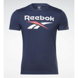 Sudadera con Capucha Hombre Reebok Azul marino