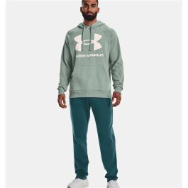 Sudadera con Capucha Hombre Under Armour Rival Big Logo Verde S